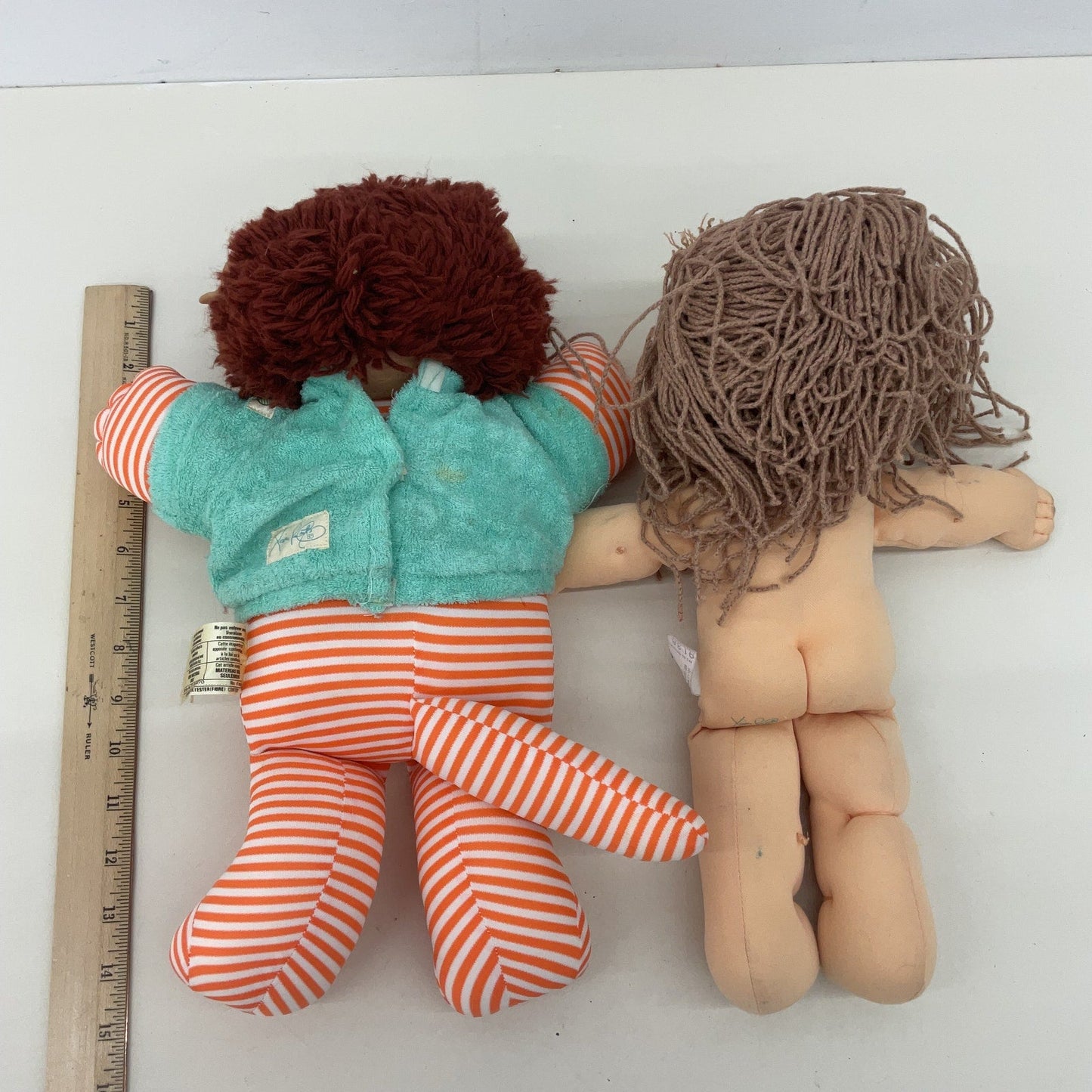 Preowned Cabbage Patch Kids Multicolor Baby Doll Koosas CPK Lot of 2 - Warehouse Toys