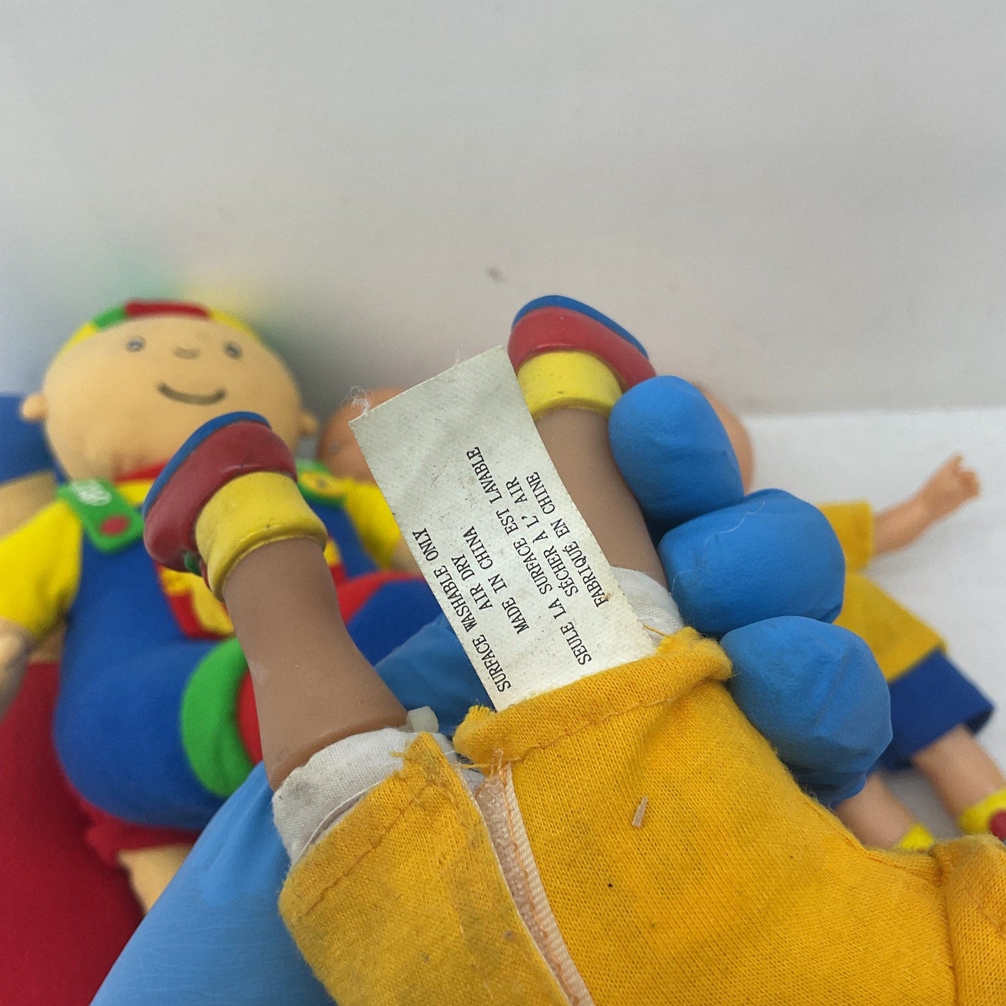 Preowned Caillou Little Boy Cartoon Character Plush Dolls Figures Stuffed Toys - Warehouse Toys