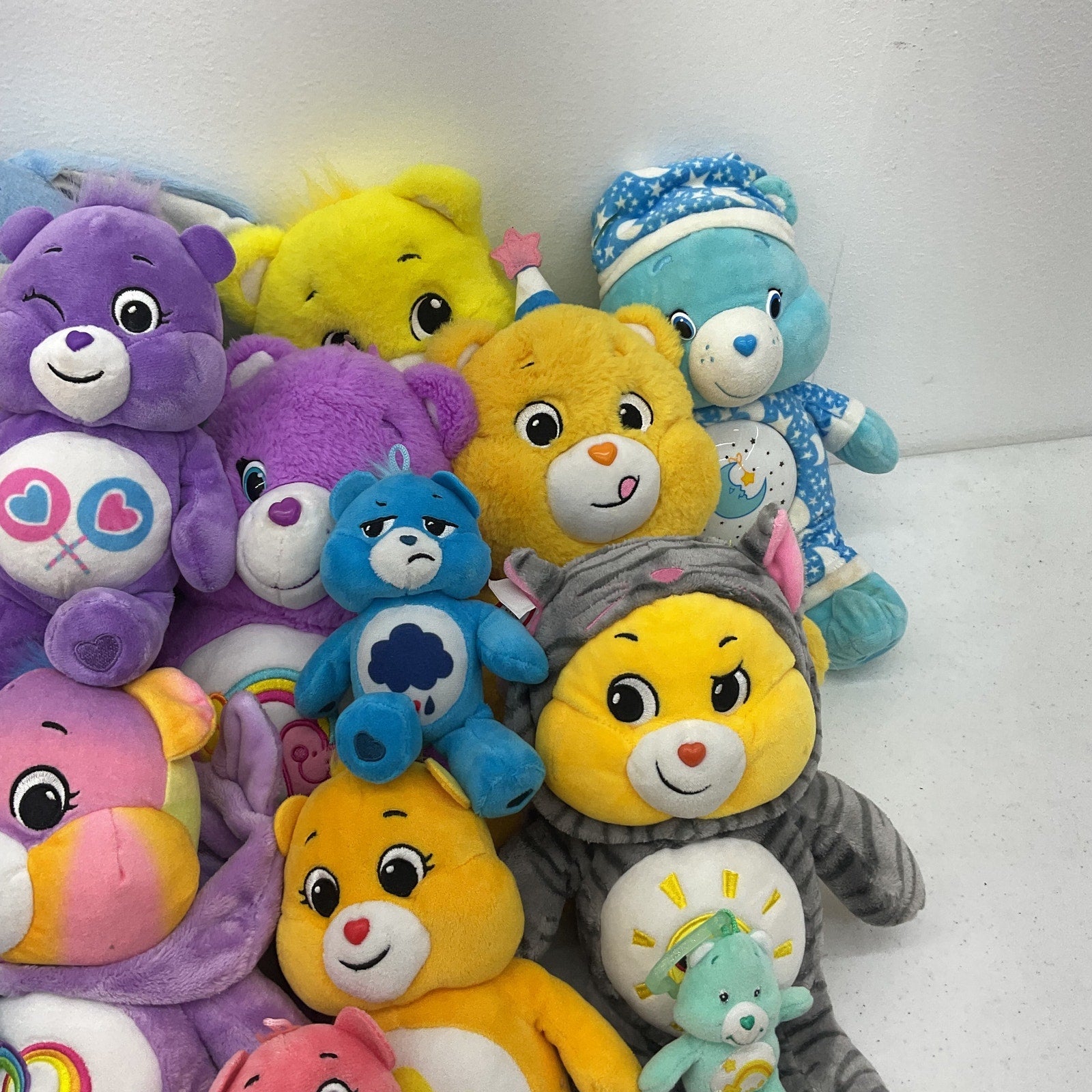 Preowned Care Bears Mix of LOT 11 lbs Character Plush Dolls Stuffed Animals - Warehouse Toys