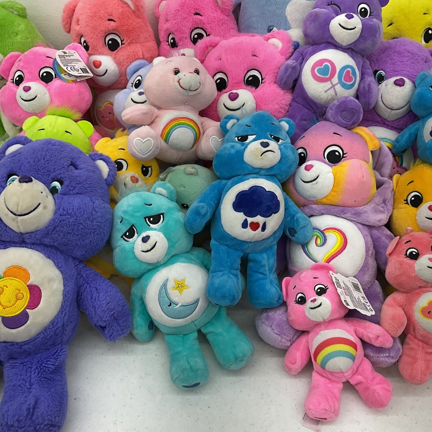 Preowned Care Bears Mix of LOT 11 lbs Character Plush Dolls Stuffed Animals - Warehouse Toys