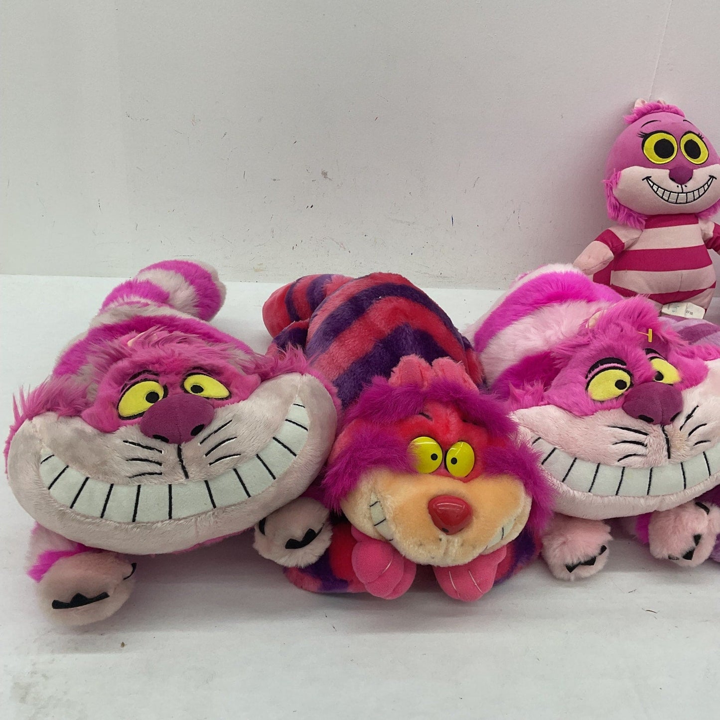 Preowned Cheshire Cat Plush Toys LOT Alice in Wonderland Collectible Mixed 5 lbs - Warehouse Toys