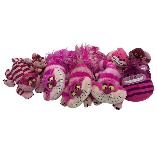 Preowned Cheshire Cat Plush Toys Stuffed Animals LOT Alice in Wonderland 5 lbs - Warehouse Toys