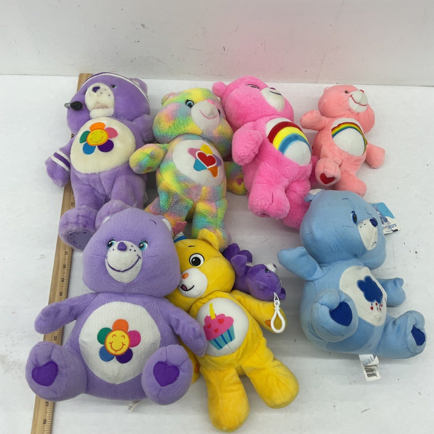 Preowned Colorful Mixed LOT 5 lbs Care Bears Character Plush Dolls Stuffed Toys - Warehouse Toys