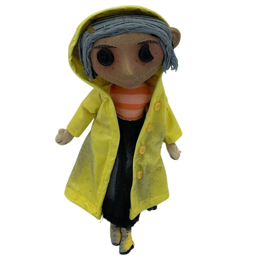 Preowned Coraline Spooky Neil Gaiman Character Artist Doll BROKEN EYE - Warehouse Toys