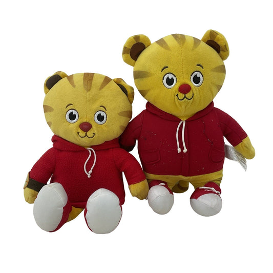 Preowned Daniel Tiger Mr Rogers Neighborhood Character Plush Dolls LOT 2 - Warehouse Toys