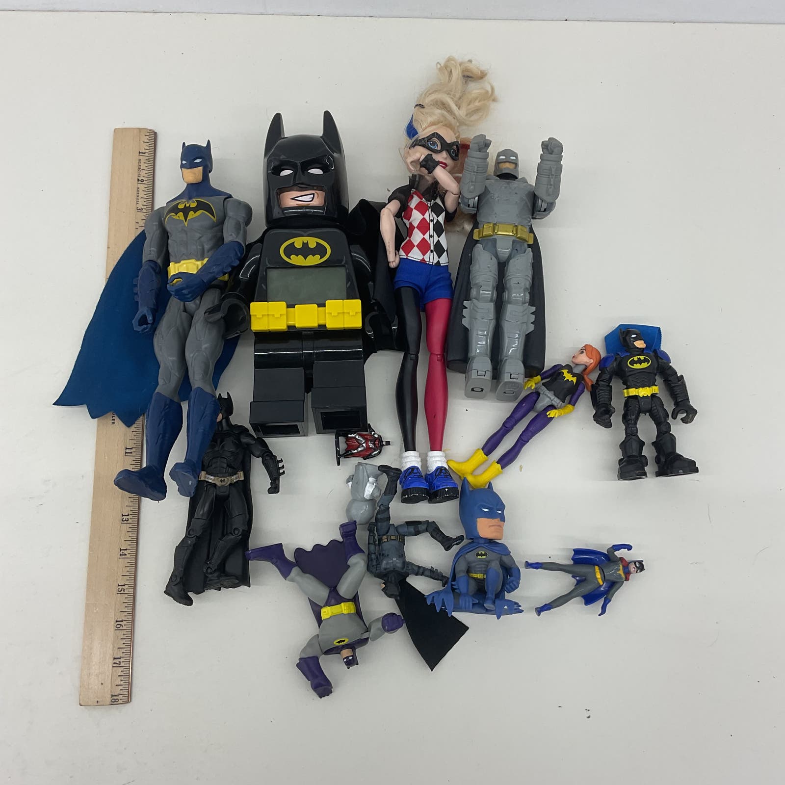 Preowned DC Comics Assorted Batman Action Figures Toys Cake Toppers Used - Warehouse Toys