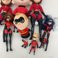 Preowned Disney Pixar The Incredibles Family Doll LOT Mixed Baby Mom Dad Figures - Warehouse Toys