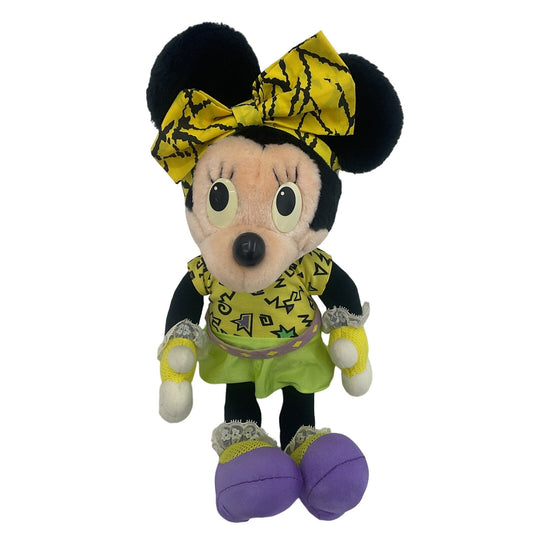 Preowned Disney Totally Minnie Mouse 1980s Plush Doll Stuffed Animal Yellow Bow - Warehouse Toys