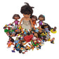 Preowned Dora the Explorer Play Dolls Mixed Figures Toys LOT 10 lbs Nick Jr - Warehouse Toys