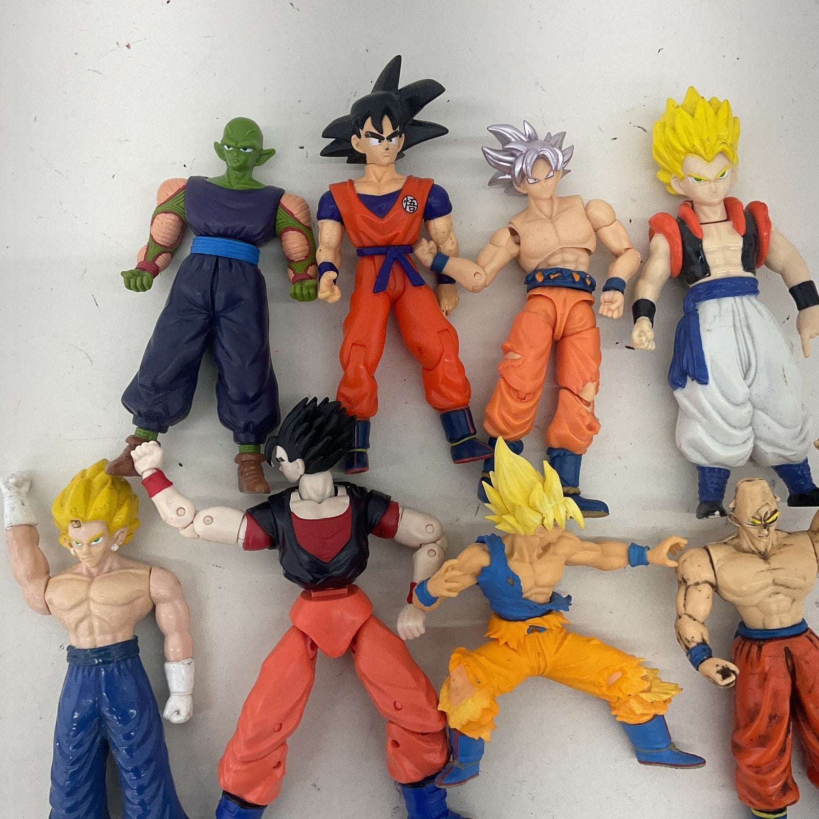 Preowned Dragon Ball Z & Others Anime Character Action Figures LOT Mixed - Warehouse Toys