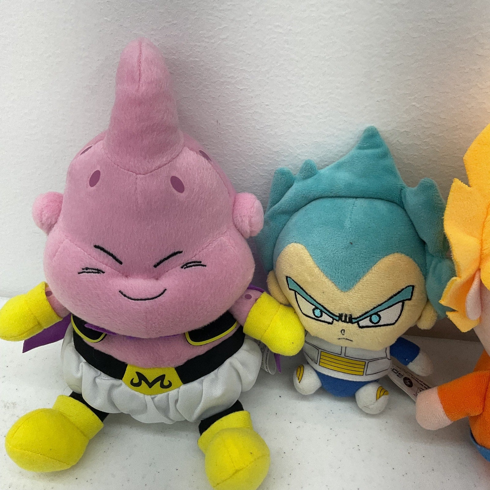 Preowned Dragon Ball Z Stuffed Toy Plush Dolls LOT Goku Majin Buu & Others Anime - Warehouse Toys