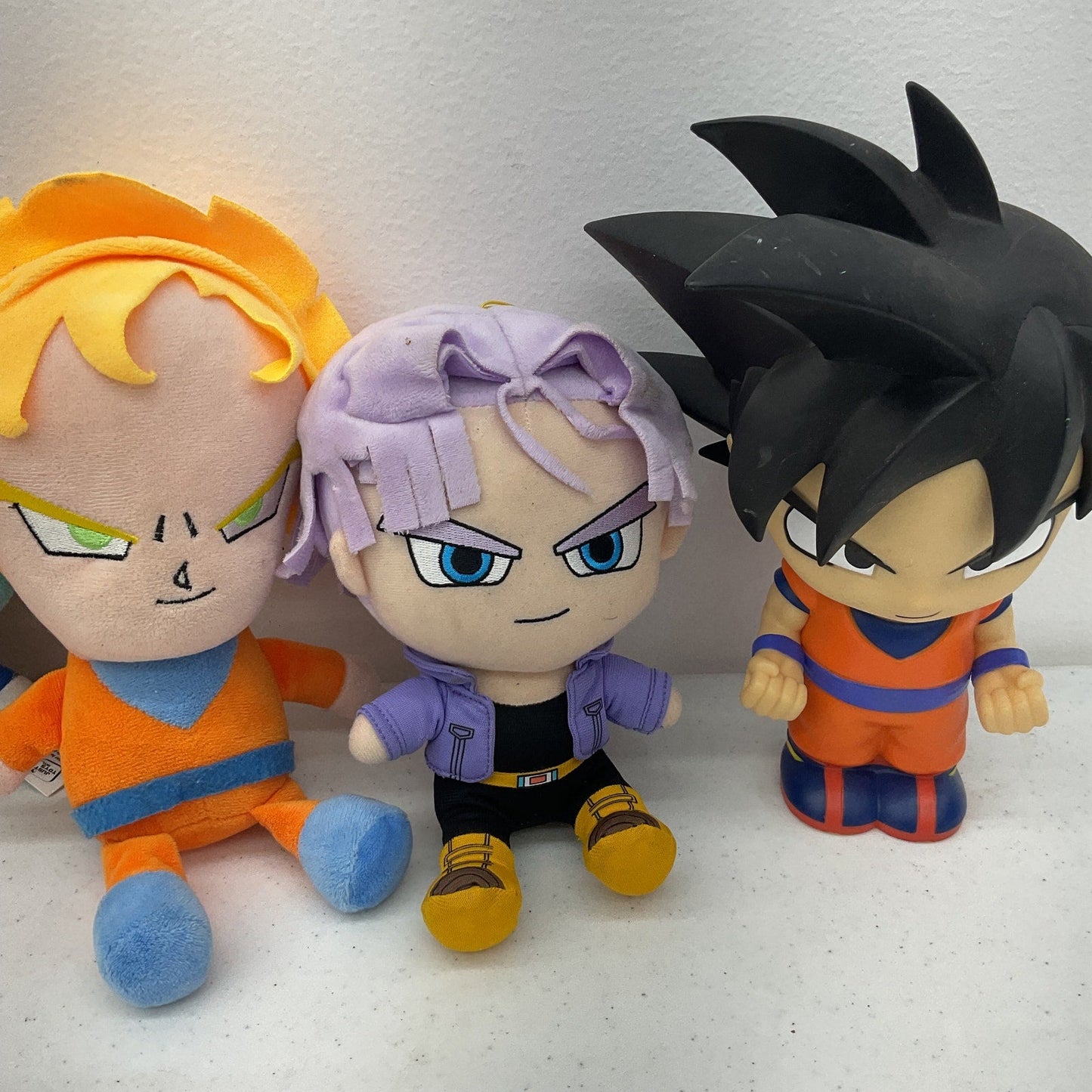 Preowned Dragon Ball Z Stuffed Toy Plush Dolls LOT Goku Majin Buu & Others Anime - Warehouse Toys