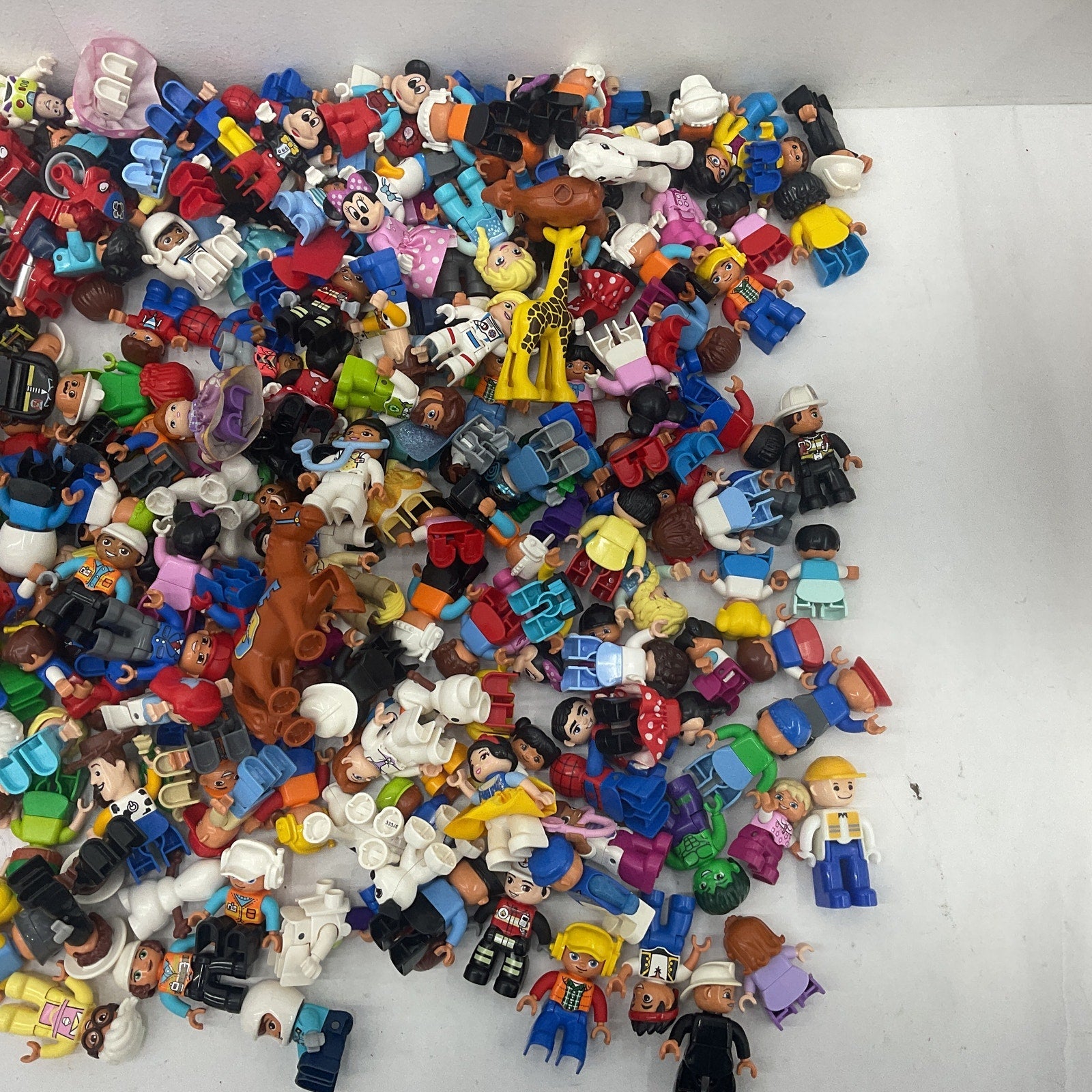 Preowned Duplo & Others Mixed Loose Random LOT 9 lbs Character Figures Toys - Warehouse Toys