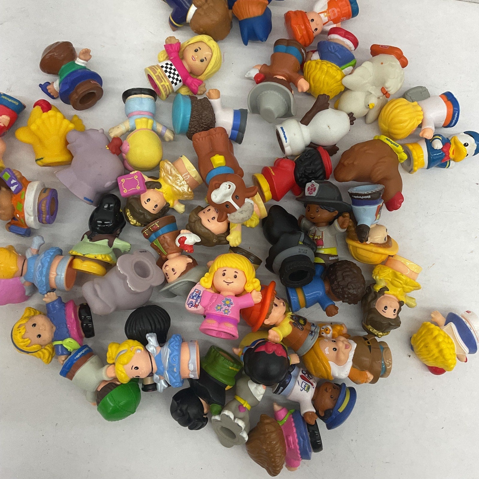 Preowned Fisher Price Chunky Little People Toy Figures Disney Beauty & Beast - Warehouse Toys