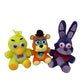 Preowned Five Nights At Freddy's Bonnie Freddie Fazbear Chica Plush Dolls - Warehouse Toys