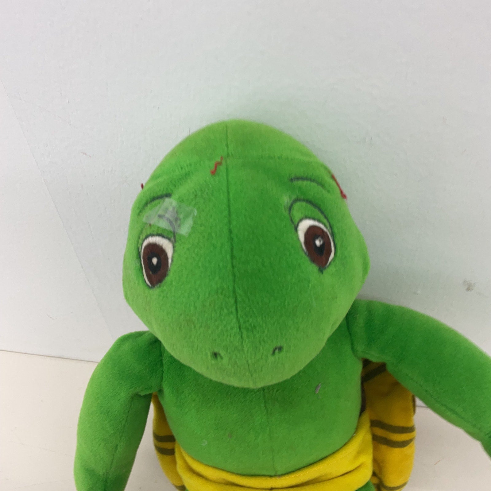 Preowned Franklin the Turtle Green Stuffed Animal Vintage UNTESTED 1990s Plush - Warehouse Toys