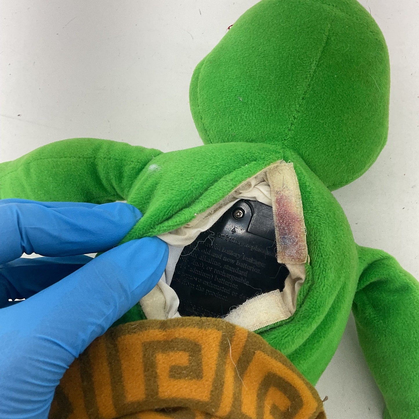 Preowned Franklin the Turtle Green Stuffed Animal Vintage UNTESTED 1990s Plush - Warehouse Toys