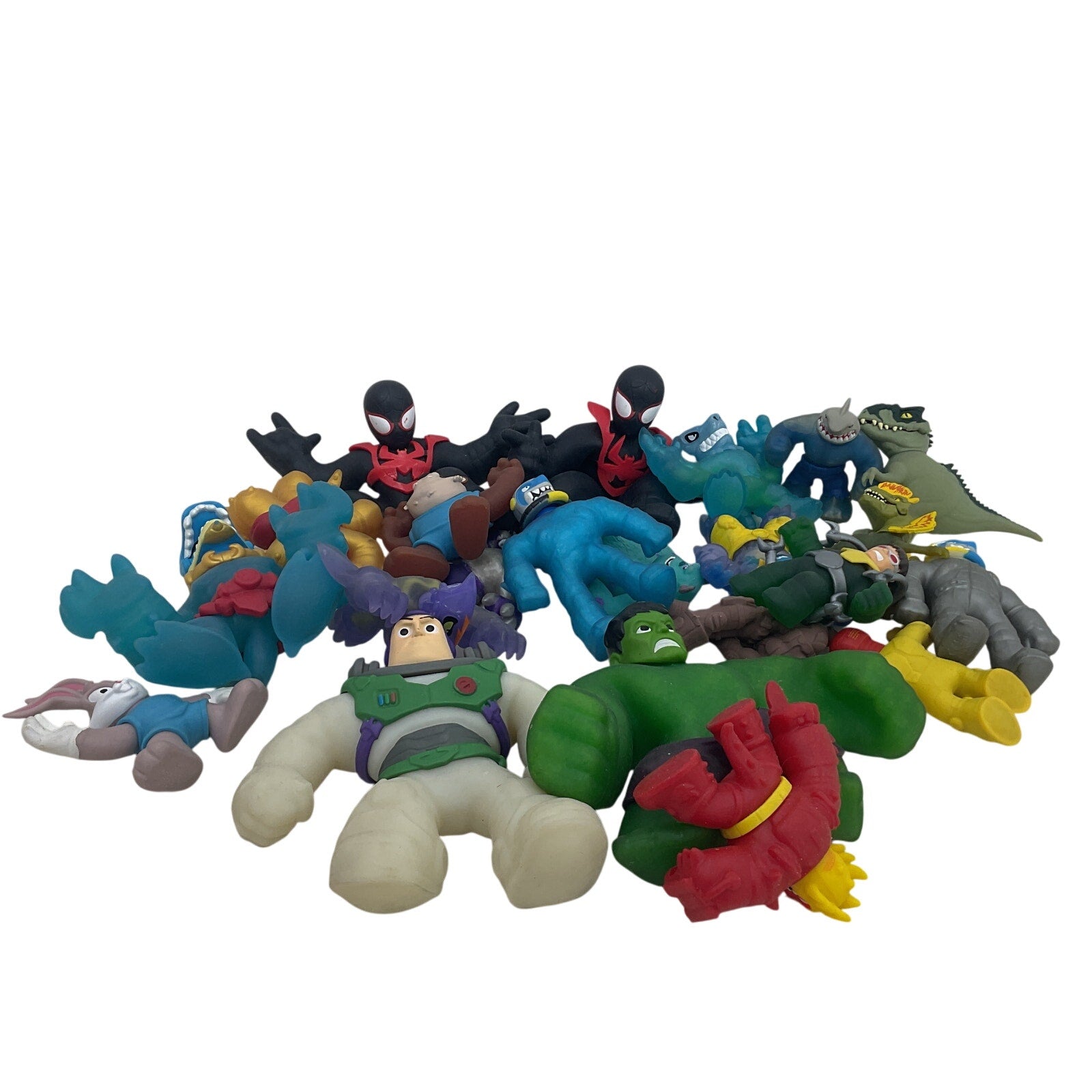 Preowned Goo Jit Zu & Others Stretchy Blob Filled Action Figures Toys 16 lbs - Warehouse Toys