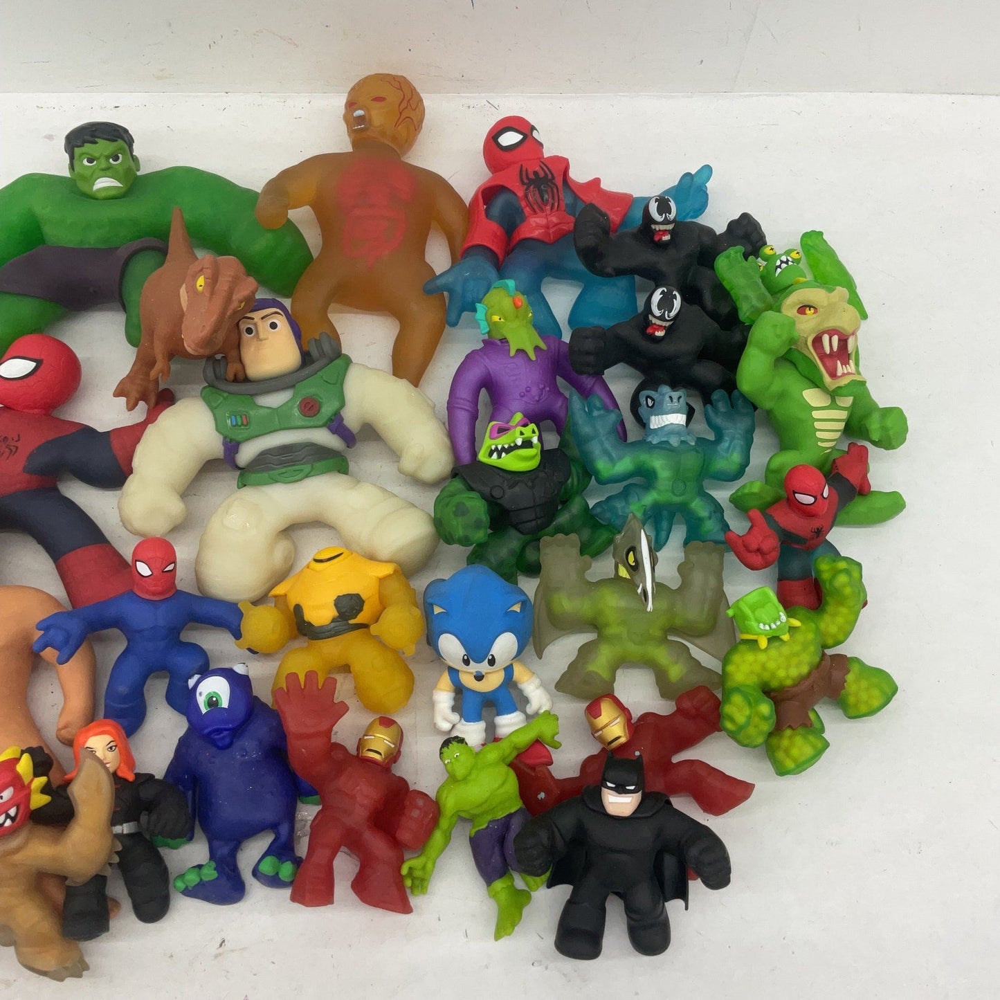 Preowned Goo Jit Zu & Others Stretchy Blob Filled Action Figures Toys 17 lbs - Warehouse Toys