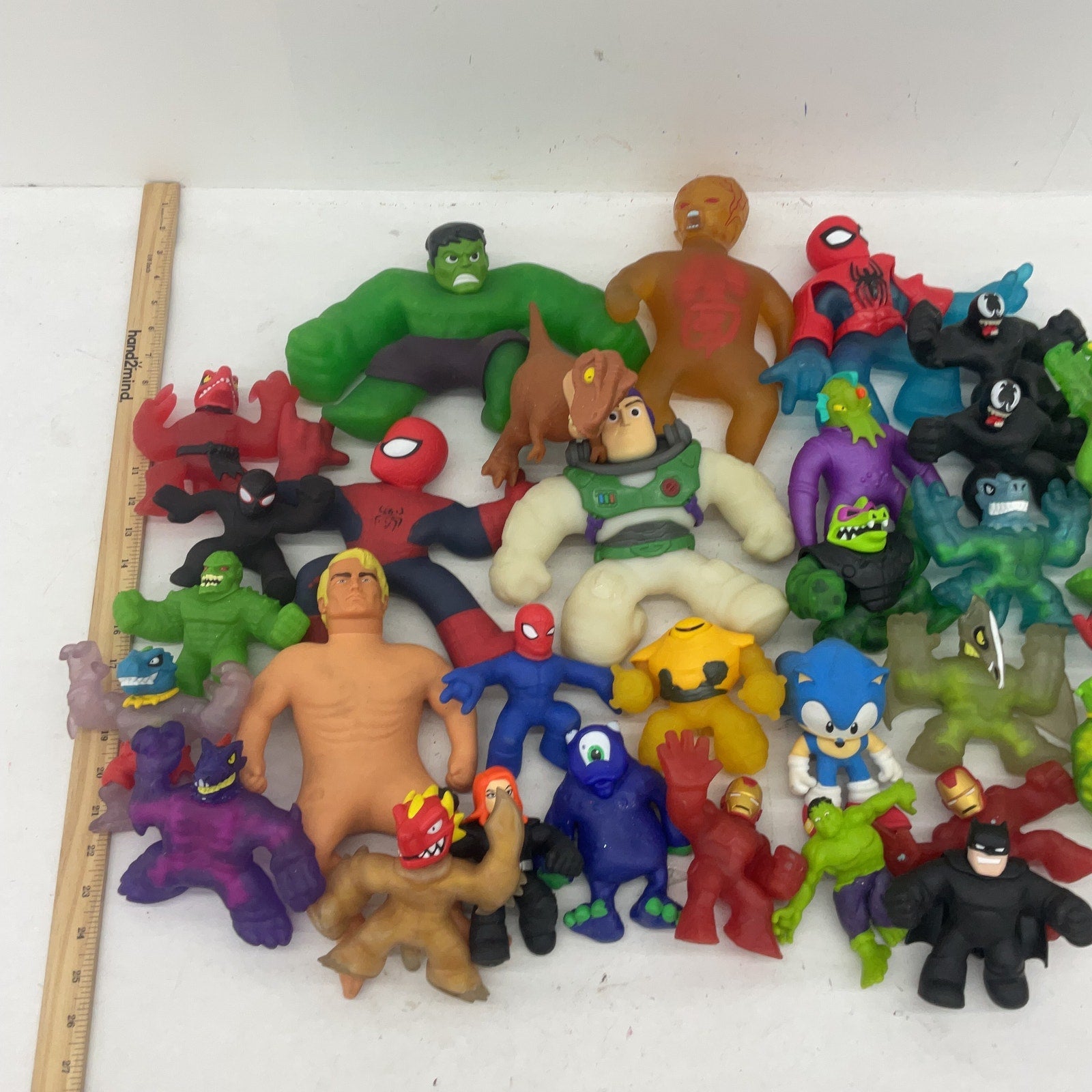 Preowned Goo Jit Zu & Others Stretchy Blob Filled Action Figures Toys 17 lbs - Warehouse Toys