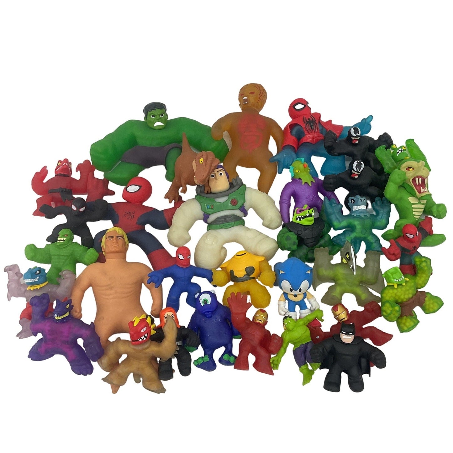 Preowned Goo Jit Zu & Others Stretchy Blob Filled Action Figures Toys 17 lbs - Warehouse Toys