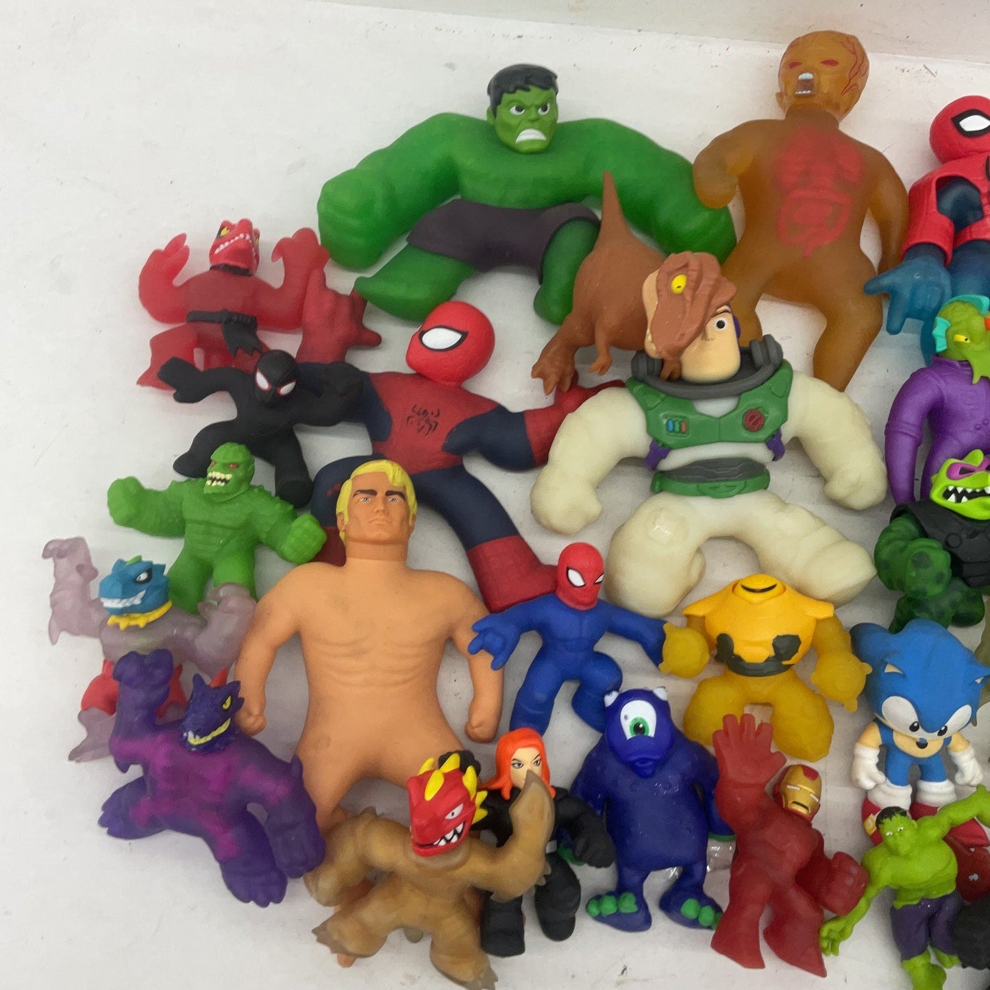 Preowned Goo Jit Zu & Others Stretchy Blob Filled Action Figures Toys 17 lbs - Warehouse Toys