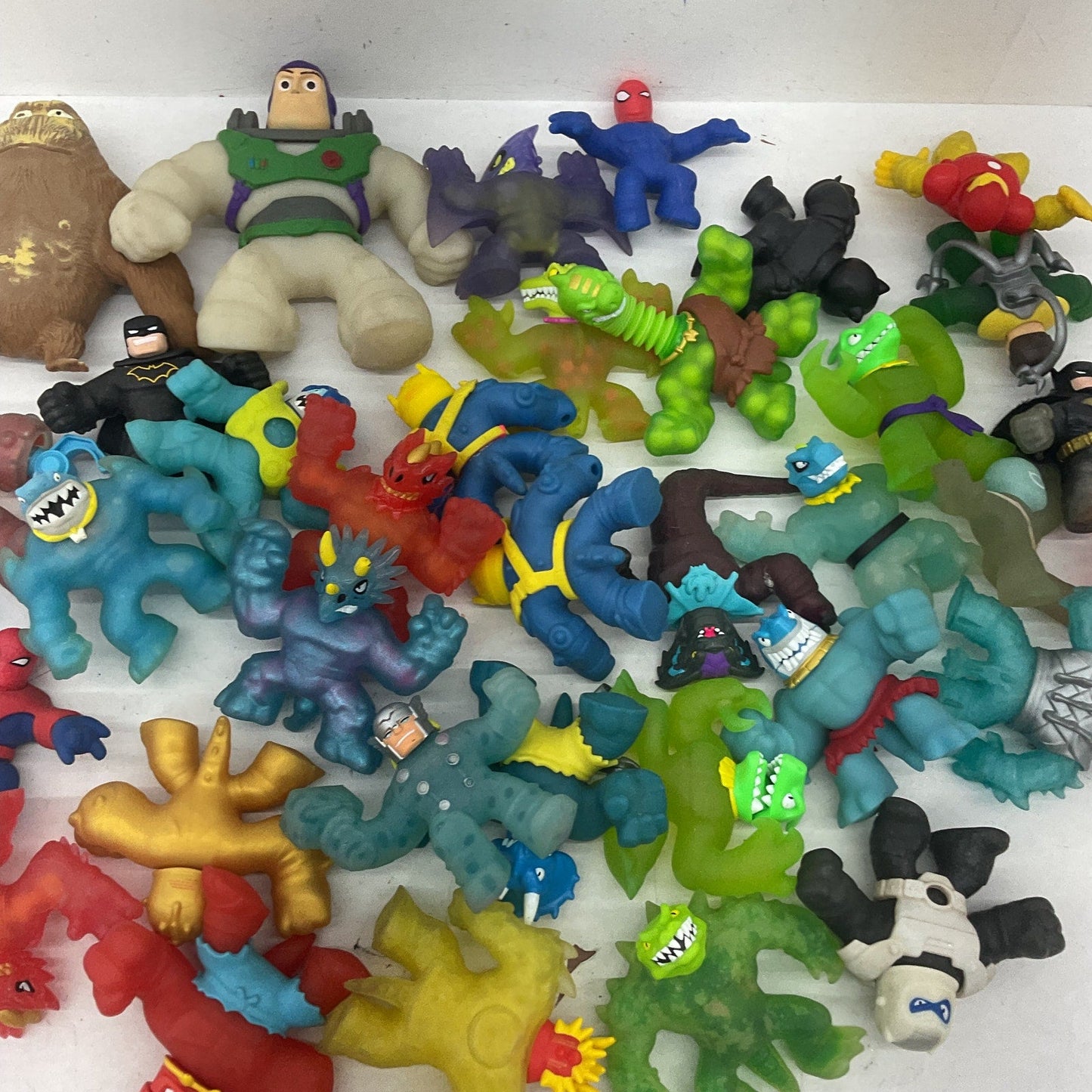 Preowned Goo Jit Zu & Others Stretchy Blob Filled Action Figures Toys 19 lbs - Warehouse Toys