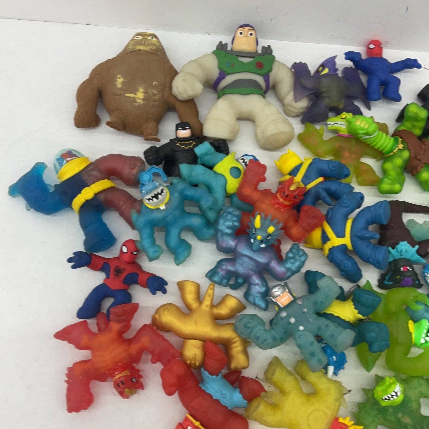 Preowned Goo Jit Zu & Others Stretchy Blob Filled Action Figures Toys 19 lbs - Warehouse Toys