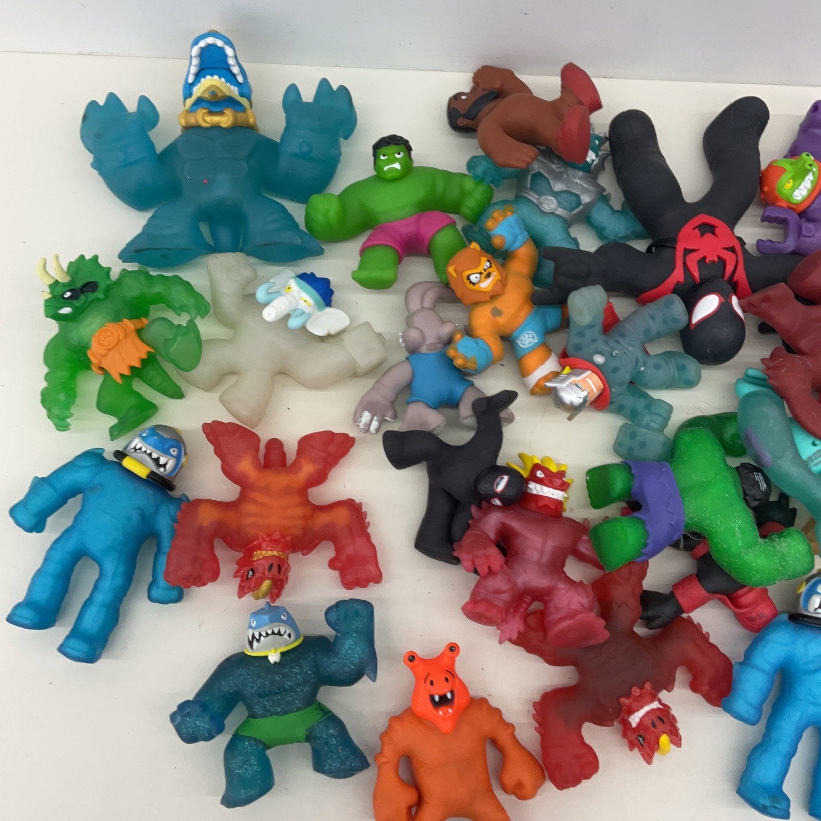 Preowned Goo Jit Zu & Others Stretchy Glob Ooze Action Figures, Multicolor - Warehouse Toys