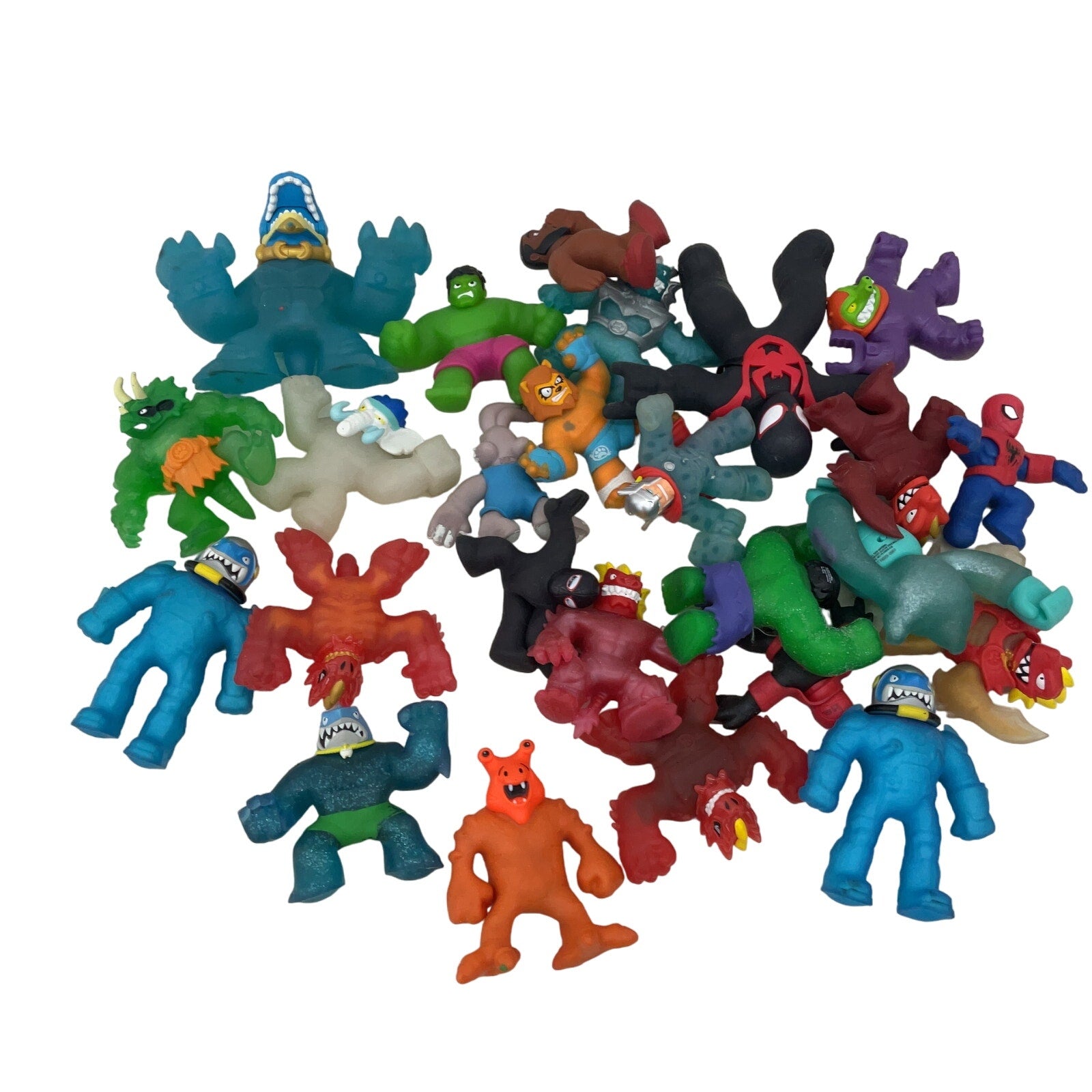 Preowned Goo Jit Zu & Others Stretchy Glob Ooze Action Figures, Multicolor - Warehouse Toys