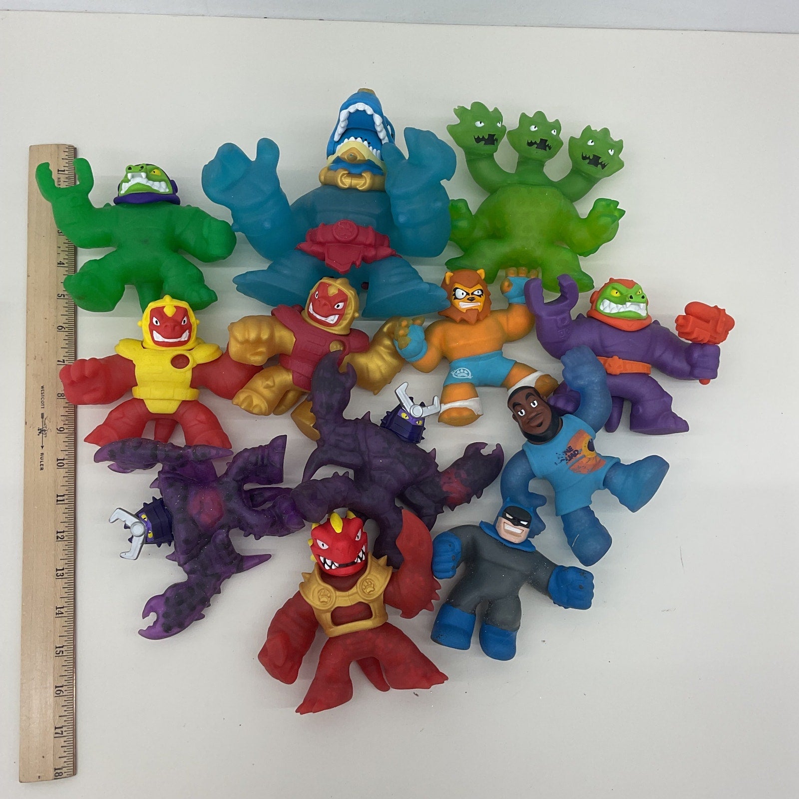 Preowned Goo Jit Zu & Others Stretchy Ooze Multicolor Action Figures 6 lbs LOT - Warehouse Toys