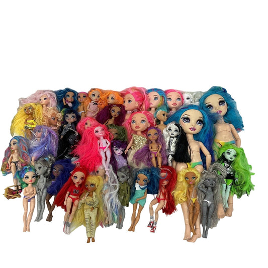 Preowned HUGE LOT 25 lbs!!!! MGA Monster Rainbow High & Others Fashion Dolls - Warehouse Toys