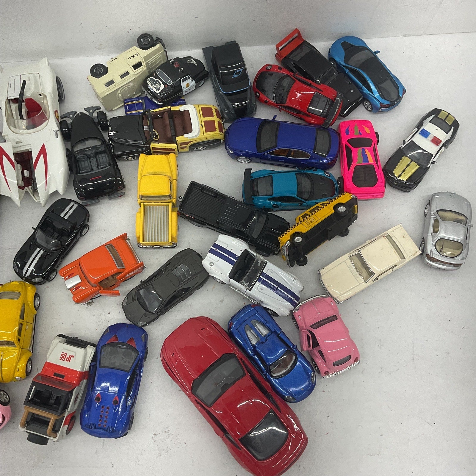 Preowned Kinsmart & Others Diecast Toy Cars Vehicles LOT 10 lbs Toys Mixed - Warehouse Toys