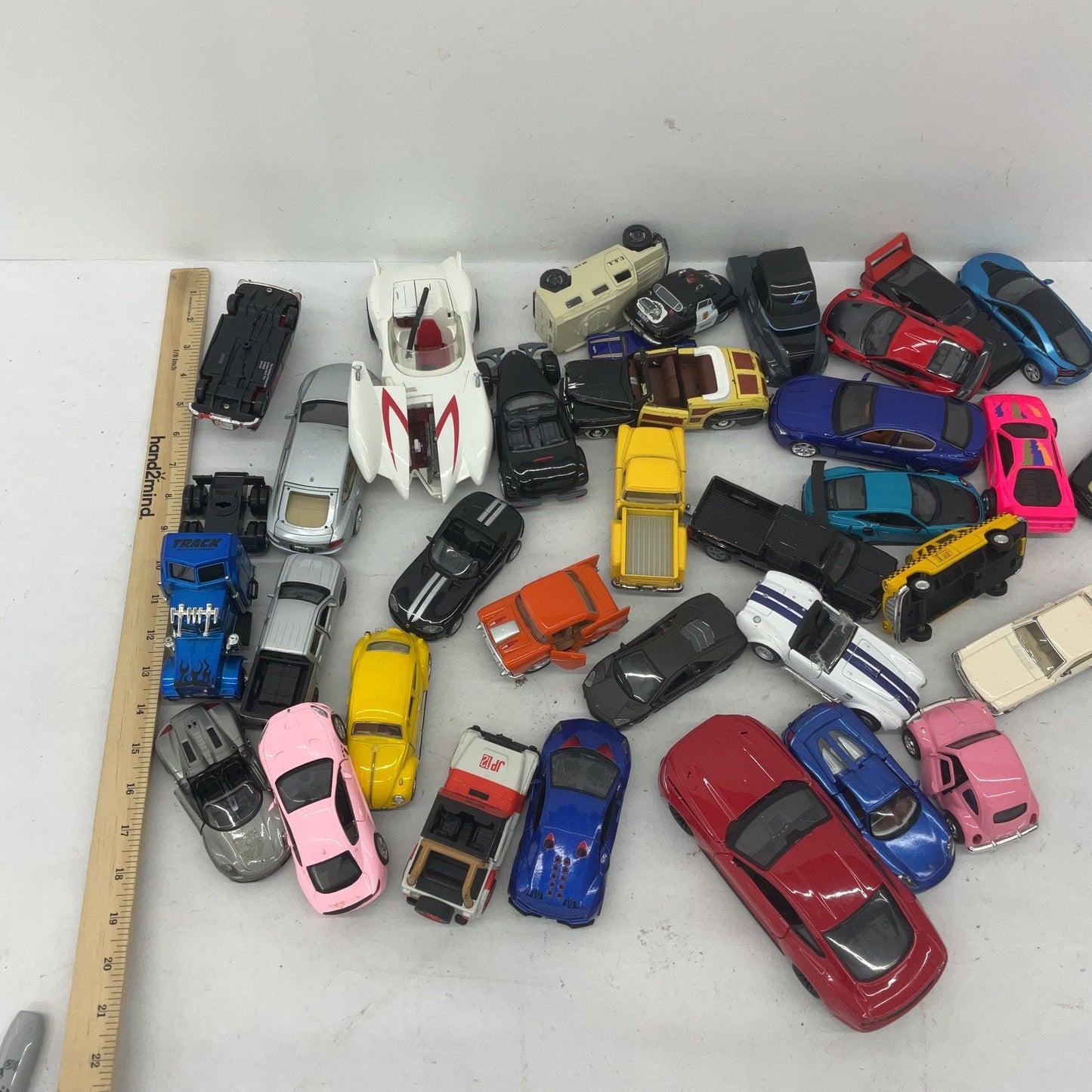 Preowned Kinsmart & Others Diecast Toy Cars Vehicles LOT 10 lbs Toys Mixed - Warehouse Toys