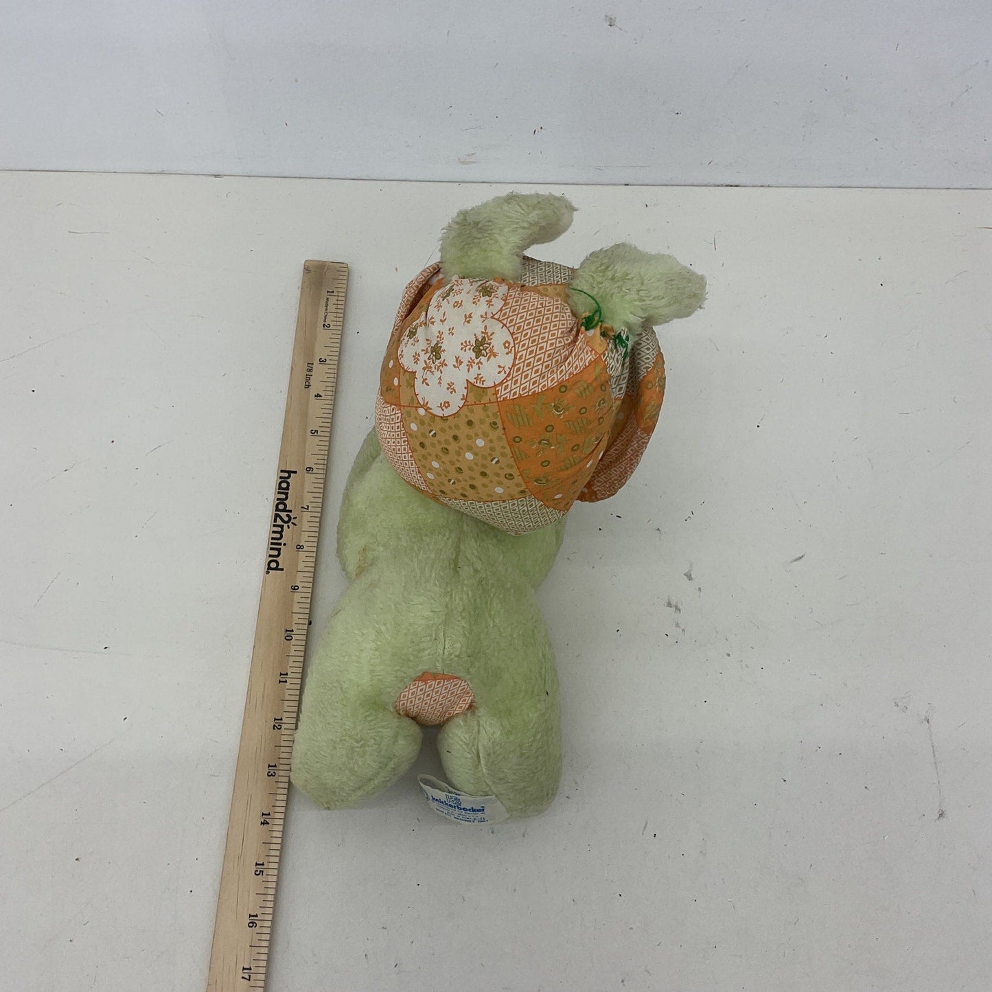 Preowned Knickerbocker Green 1970s Vintage Animals of Distinction Bunny Plush - Warehouse Toys