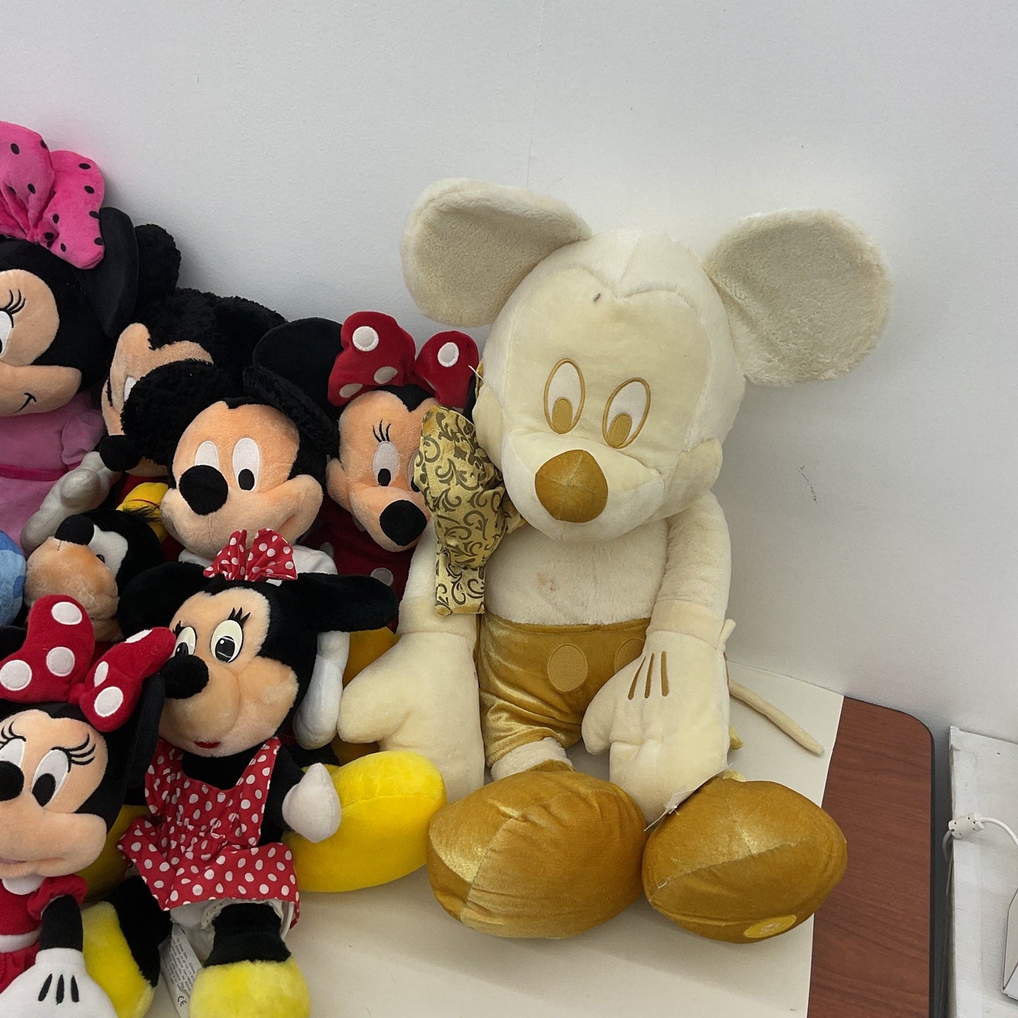 Preowned Large LOT Disney Classic Character Mickey Minnie Donald Plush Dolls - Warehouse Toys