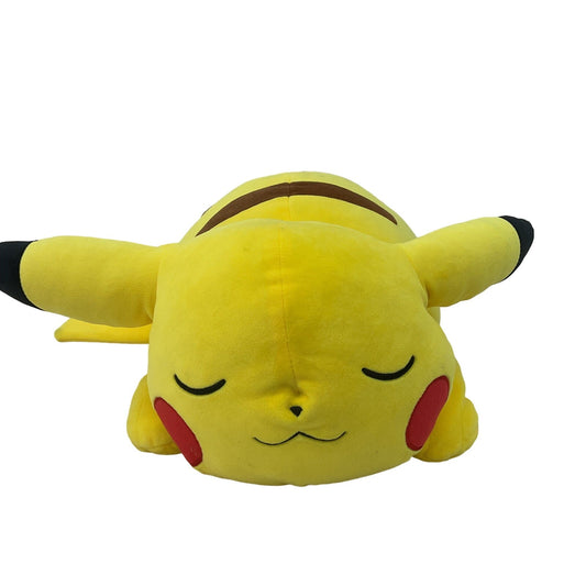 Preowned Large Yellow Pokemon Pikachu Sleeping Plush Toy - Toys & Hobbies - Warehouse Toys