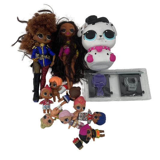 Preowned LOL Surprise MGA Doll Lot Multicolor Plastic Fashion Dolls - Warehouse Toys