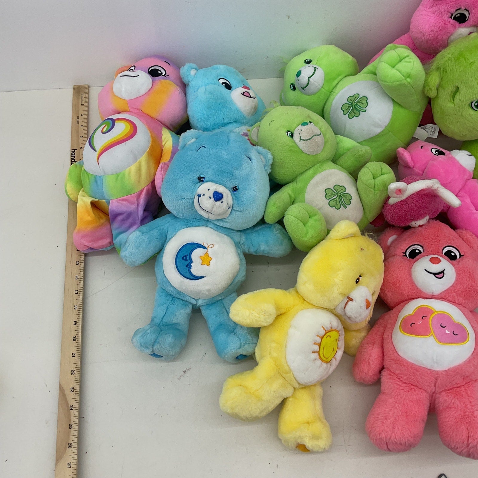 Preowned LOT 10 lbs Care Bears Character Plush Dolls Stuffed Animals Cousins - Warehouse Toys