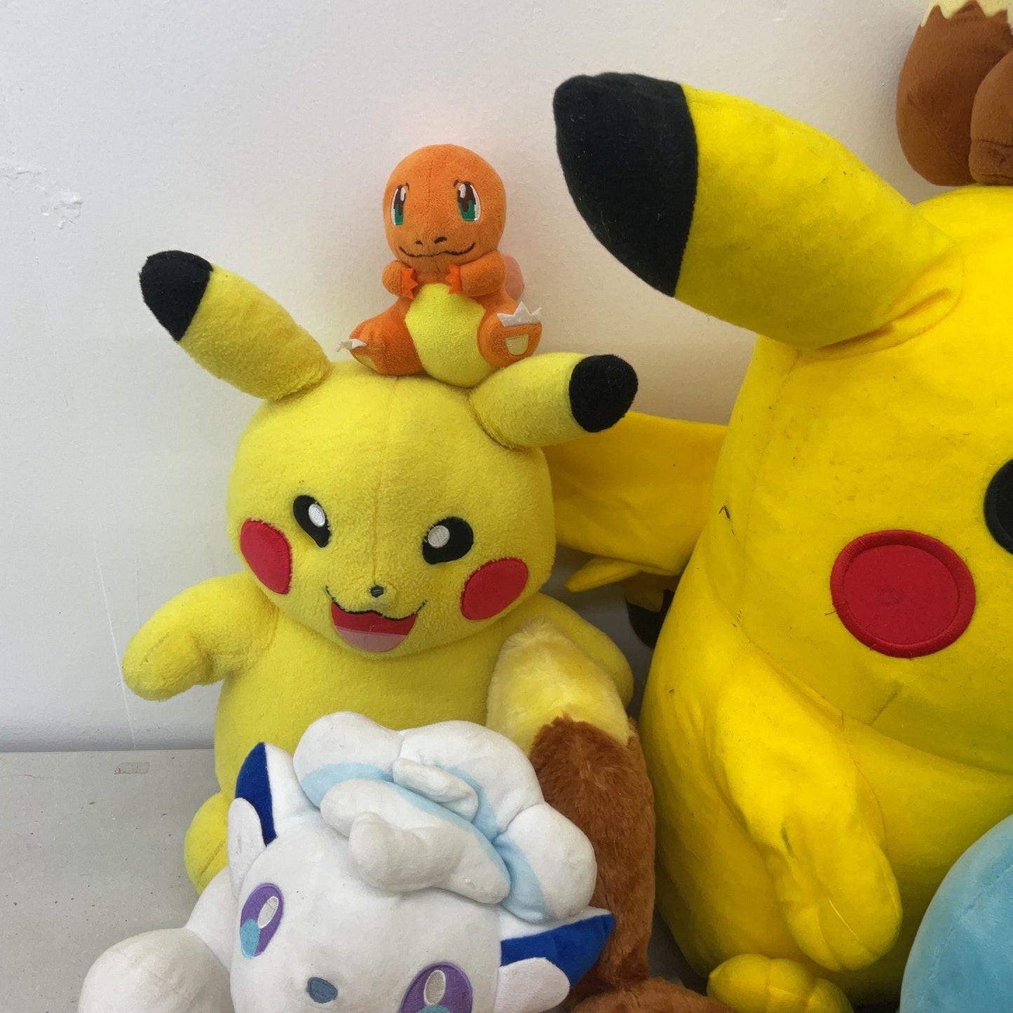 Preowned LOT 12 lbs Pokemon Stuffed Animals Mixed Characters RARE Alolan Vulpix! - Warehouse Toys