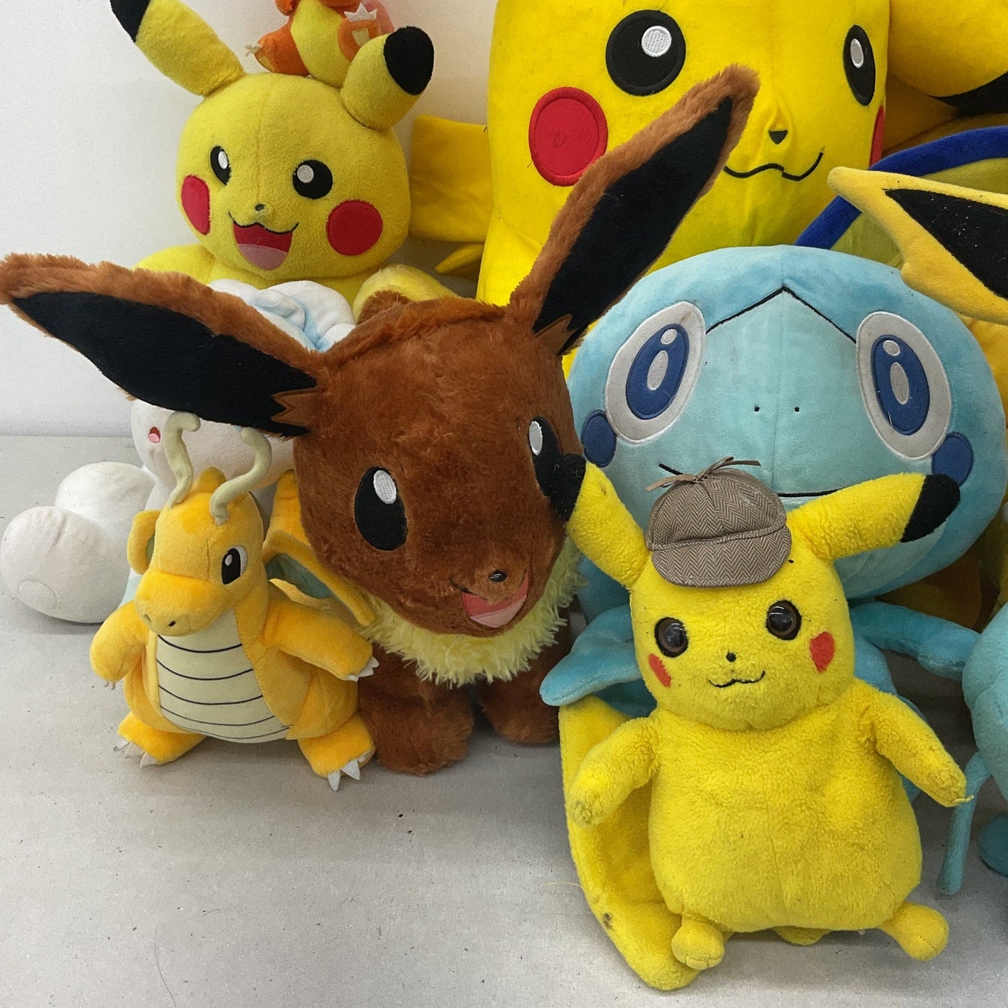 Preowned LOT 12 lbs Pokemon Stuffed Animals Mixed Characters RARE Alolan Vulpix! - Warehouse Toys
