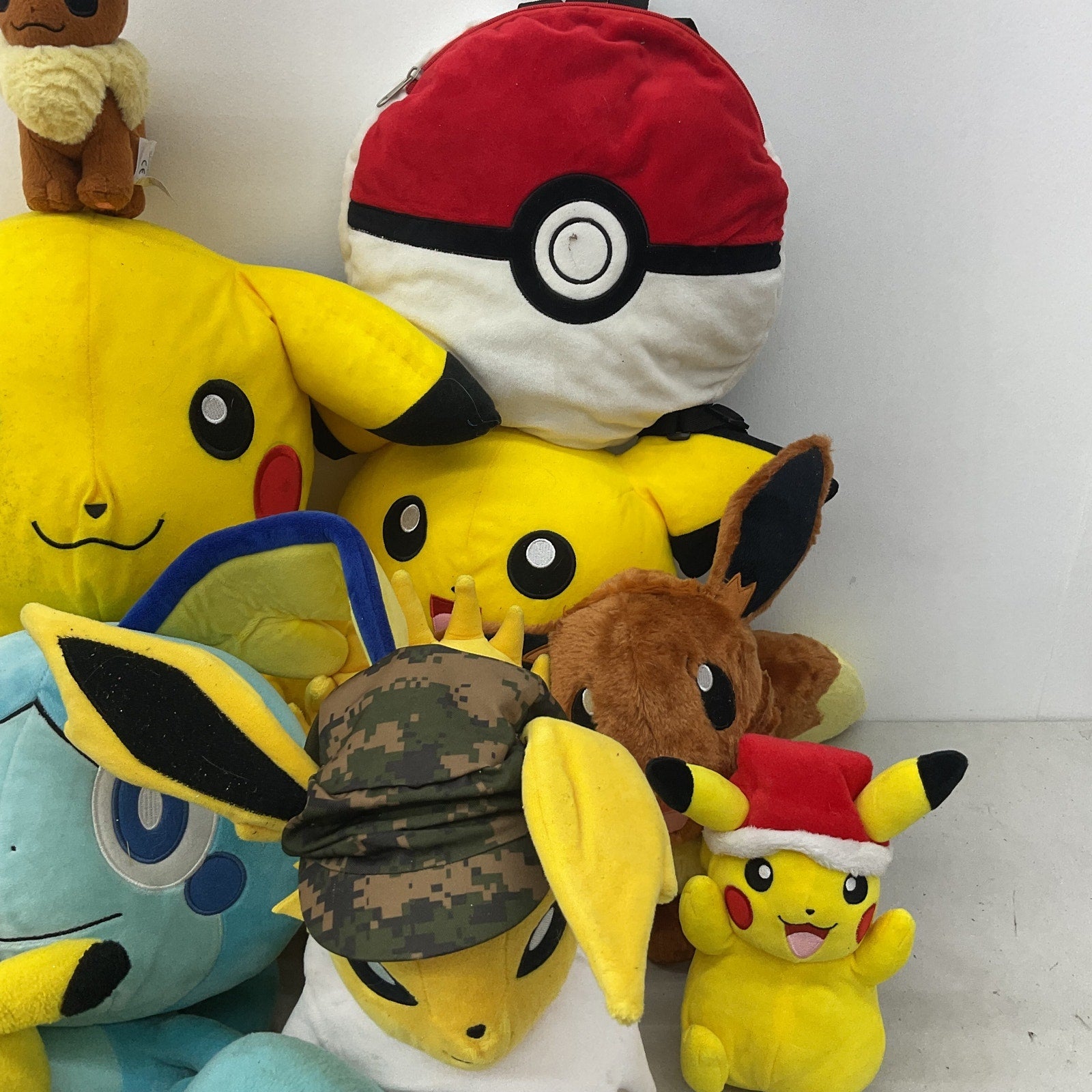 Preowned LOT 12 lbs Pokemon Stuffed Animals Mixed Characters RARE Alolan Vulpix! - Warehouse Toys