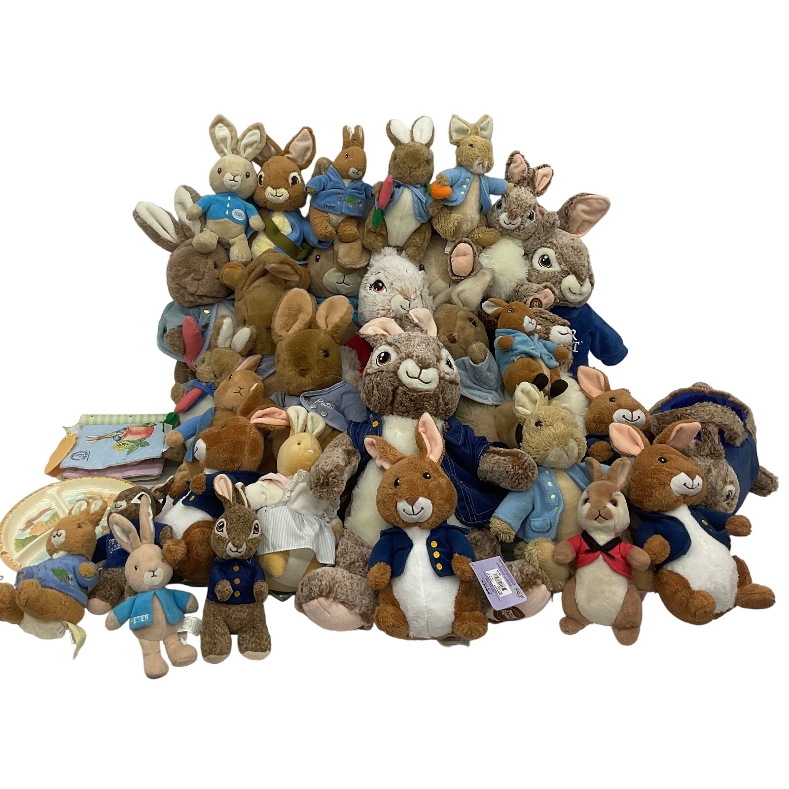 Preowned LOT 13 lbs Beatrix Potter Peter Rabbit Plush Dolls Stuffed Animals - Warehouse Toys