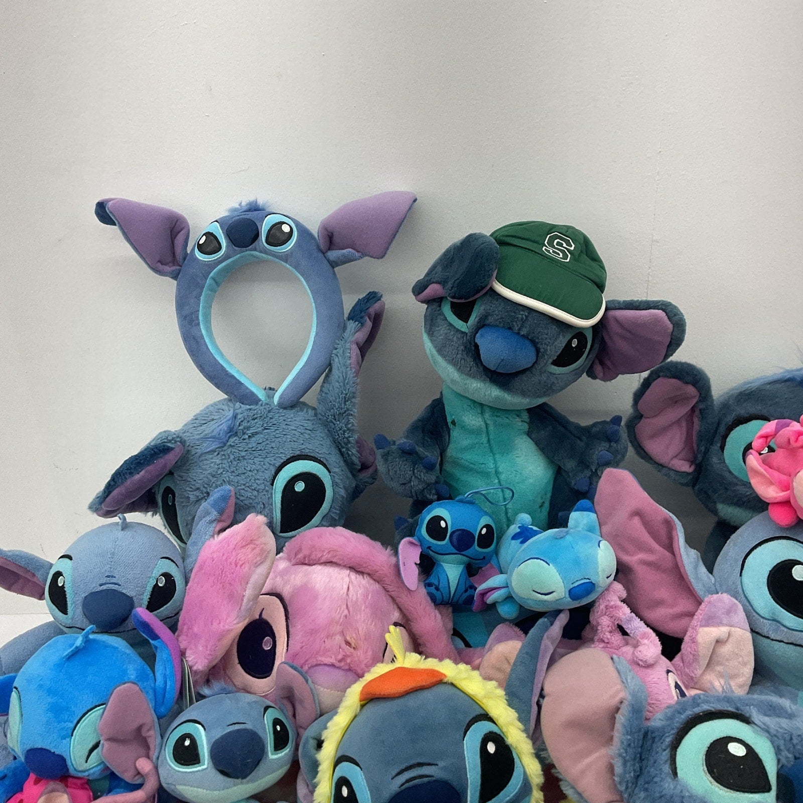 Preowned LOT 13 lbs Disney Lilo & Stitch Angel Plush Dolls Stuffed Toys Mix - Warehouse Toys