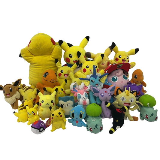 Preowned LOT 13 lbs Pokemon Stuffed Animals Mix Characters Jiggly Puff Bulbasaur - Warehouse Toys