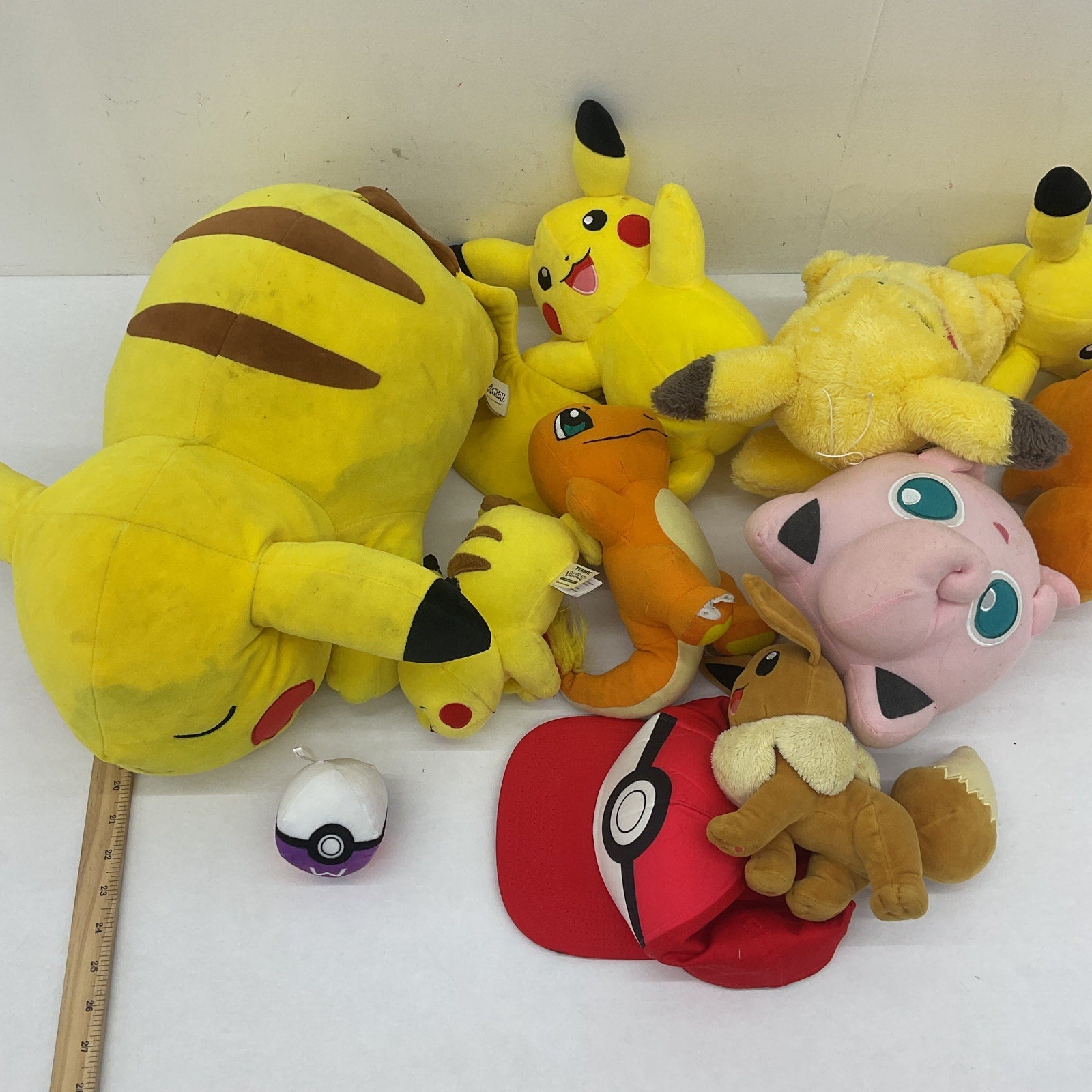Preowned LOT 13 lbs Pokemon Stuffed Animals Mix Characters Jiggly Puff Bulbasaur - Warehouse Toys