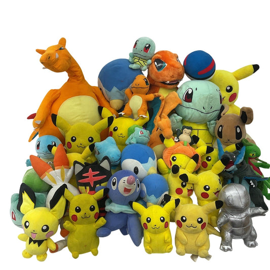 Preowned LOT 13 lbs Pokemon Stuffed Animals Mixed Characters Charizard Squirtle - Warehouse Toys