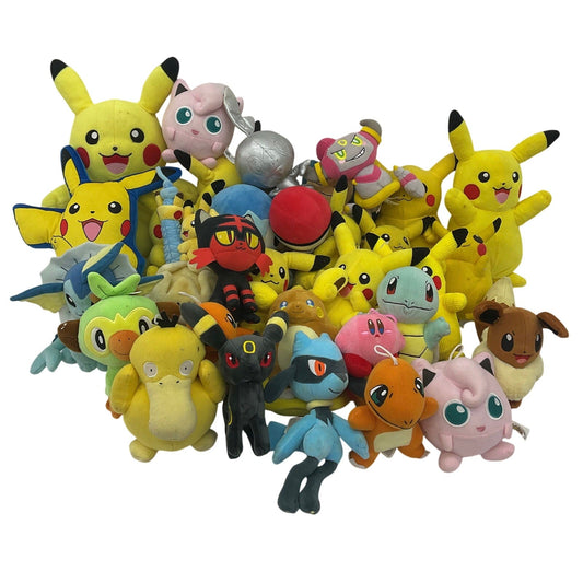 Preowned LOT 13 lbs Pokemon Stuffed Animals Mixed Characters Jiggly Puff Psyduck - Warehouse Toys