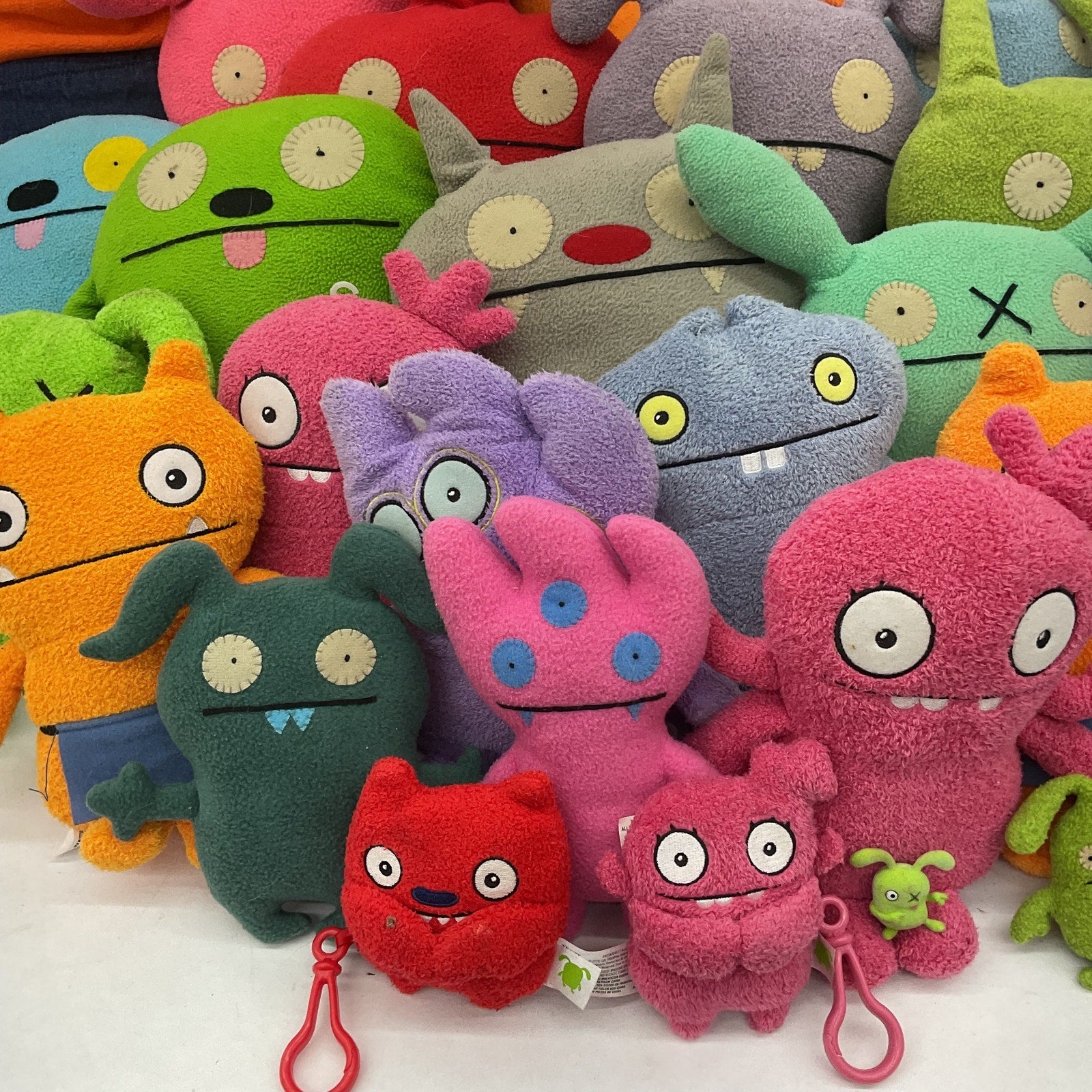 Preowned LOT 13 lbs Ugly Dolls Fleece Monster Stuffed Animals Plush Toys Mixed - Warehouse Toys