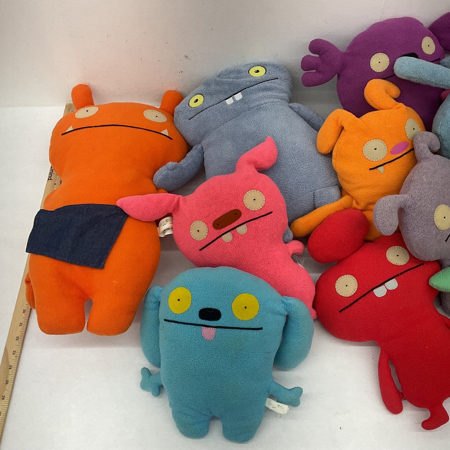 Preowned LOT 13 lbs Ugly Dolls Fleece Monster Stuffed Animals Plush Toys Mixed - Warehouse Toys